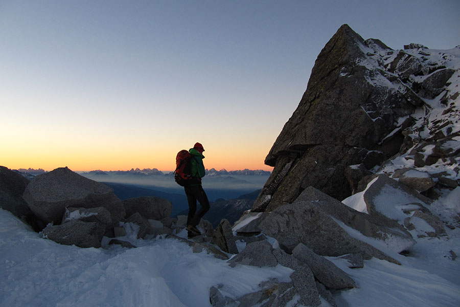 Sonnenaufgang am Schwarzenstein